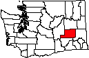 Adams County WA small map