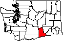 Benton County WA small map