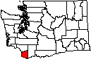 Clark County WA small map