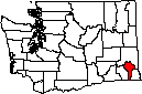 Garfield County WA small map