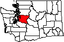 King County WA small map