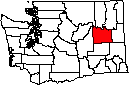 Lincoln County WA small map