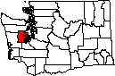 Mason County WA small map