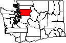 Snohomish County WA small map