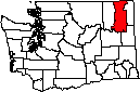Stevens County WA small map